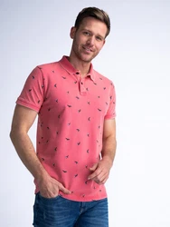 Petrol Industries Poloshirt Summerize Rosa/Orange/Rot