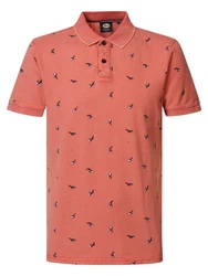 Petrol Industries Poloshirt Summerize Rosa/Orange/Rot
