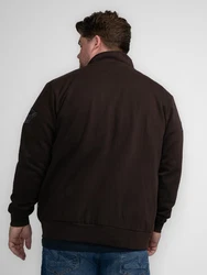 Petrol Industries Sweatjacke Glenn hellblau/dunkelbraun/schwarz