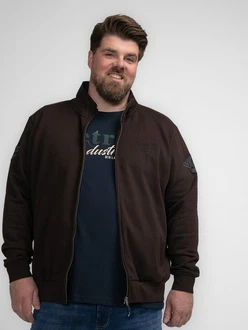 Petrol Industries Sweatjacke Glenn hellblau/dunkelbraun/schwarz Petrol Industries Sweatjacke Glenn hellblau/dunkelbraun/schwarz