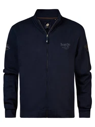Petrol Industries Sweatjacke Glenn Dunkelblau