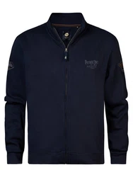 Petrol Industries Sweatjacke Glenn Dunkelblau