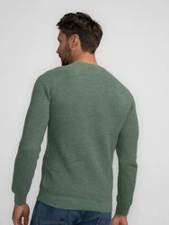 Petrol Industries Pullover Eureka grünmeliert