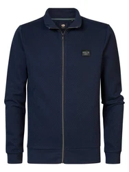 Petrol Industries Strickjacke Tazlina Dunkelblau/Blau