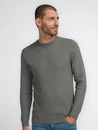 Strickpullover Pullover mit Zopfmuster Talkeetna