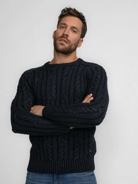 Strickpullover Pullover mit Zopfmuster Thorne