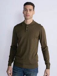Petrol Industries Strickpullover Beardstown Dunkelgrün/Khaki