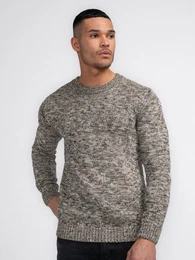 Strickpullover Melierter Pulover Alaska