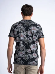 Petrol Industries T-Shirt Drive Blau/Schwarz/Rosa