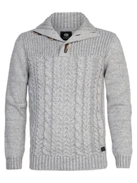 Strickpullover Pullover mit Zopfmuster Lockport