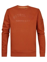 Petrol Industries Sweatshirt Sweater Ruth Orange/Braun