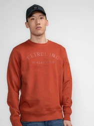 Petrol Industries Sweatshirt Sweater Ruth Orange/Braun
