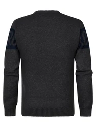 Petrol Industries Strickpullover Ephrata Dunkelblau