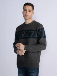 Petrol Industries Strickpullover Ephrata Dunkelblau