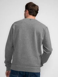 Petrol Industries Sweatshirt mit Logo Margerie Dunkelgrau/Grau