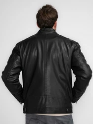 Petrol Industries Winterjacke PU Bikerjacke Girdwood Schwarz/Dunkelbraun/Grau/Dunkelgrau/Braun/Dunkelgrün