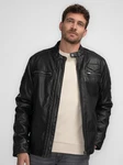 Petrol Industries Winterjacke PU Bikerjacke Girdwood Schwarz/Dunkelbraun/Grau/Dunkelgrau/Braun/Dunkelgrün