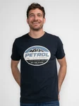 Petrol Industries T-Shirt Kennicott Dunkelblau/Blau