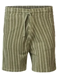 Shorts Gestreifte Jogging-Shorts Pearl