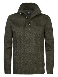 Strickpullover Pullover mit Zopfmuster Diomede