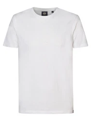 Petrol Industries T-Shirt mit Aufdruck Summercliff Weiß/Creme/Grau/Khaki