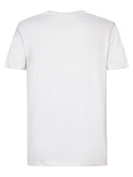 Petrol Industries T-Shirt mit Aufdruck Summercliff Weiß/Creme/Grau/Khaki