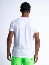 Petrol Industries T-Shirt mit Aufdruck Summercliff Weiß/Creme/Grau/Khaki