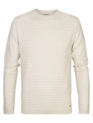 Petrol Industries Strickpullover Adak ecru