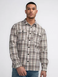 Petrol Industries Hemd Beaufort Braun/Beige