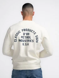 Petrol Industries Sweatshirt Sweater mit Rückenaufdruck 35 years 
