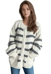 AUKUU Strickpullover Blau/Lila/Weiß/Grün/Creme/Pastell/Braun/Beige