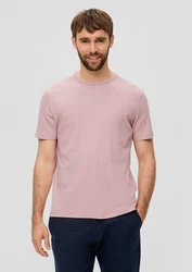 s.Oliver Kurzarmshirt T-Shirt Rosa/Lila