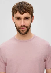 s.Oliver Kurzarmshirt T-Shirt Rosa/Lila