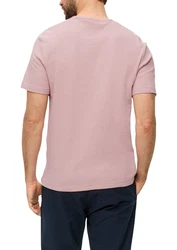 s.Oliver Kurzarmshirt T-Shirt Rosa/Lila