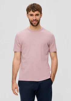 s.Oliver Kurzarmshirt T-Shirt Rosa/Lila
