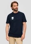 s.Oliver T-Shirt Kurzarmshirt Dunkelblau
