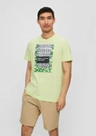 s.Oliver T-Shirt mit Frontprint Artwork Neonfarben/Grün/Hellgrün