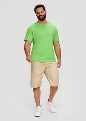 s.Oliver Kurzarmshirt T-Shirt mit Logo-Print Grün/Neonfarben/Türkis/Hellgrün