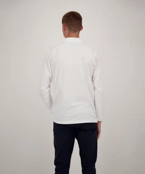 RAGMAN Langarmshirt Stehkragen Weiß/Creme/Grau