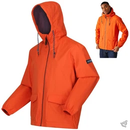 Hardshelljacke - wasserdichte Isotex Outdoor- Funktionsjacke Bayano, orange
