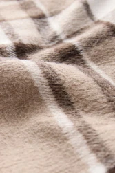 Next Hemdjacke mit Teddyfutter und Kapuze Braun/Beige/Hellblau