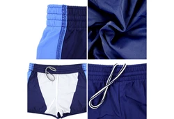 Aquarti Badehose mit Kordelzug Dunkelblau/Blau