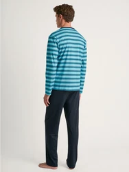 Calida Pyjama Relax Enjoy Herren Dunkelblau