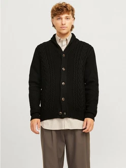 Jack & Jones Strickjacke JJCRAIG KNIT SHAWL NECK AW24