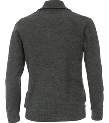 CASAMODA Troyer Strickpullover Pullover Dunkelgrau/Grau