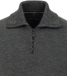 CASAMODA Troyer Strickpullover Pullover Dunkelgrau/Grau
