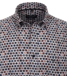 CASAMODA Langarmshirt Freizeithemd Grün