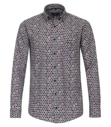 CASAMODA Langarmshirt Freizeithemd Grün