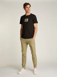 Calvin Klein Jeans Rundhalsshirt SMALL CK BOX TEE Schwarz/Türkis/Khaki/Grün