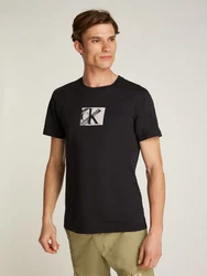 Calvin Klein Jeans Rundhalsshirt SMALL CK BOX TEE Schwarz/Türkis/Khaki/Grün